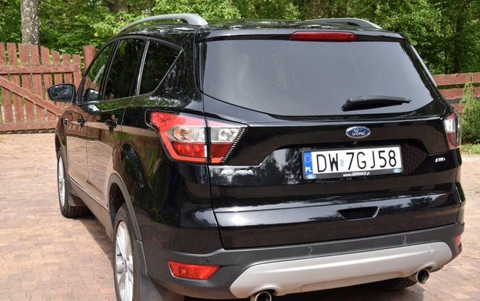 Ford Kuga cena 89500 przebieg: 99500, rok produkcji 2019 z Wrocław małe 497